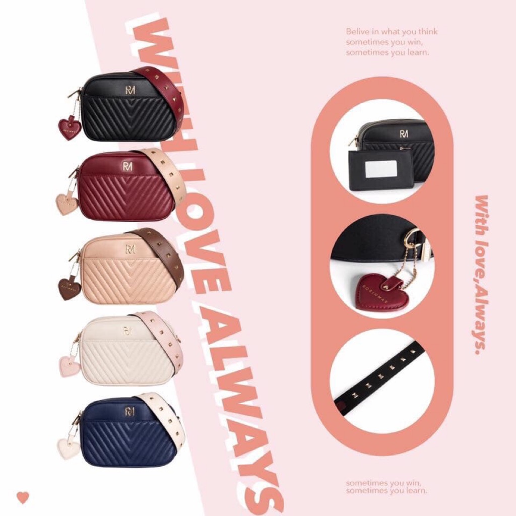 Robinmay Julie Belle Camera Bag Deluxe Edition 茉莉貝兒斜背包豪華版 Shopee Singapore