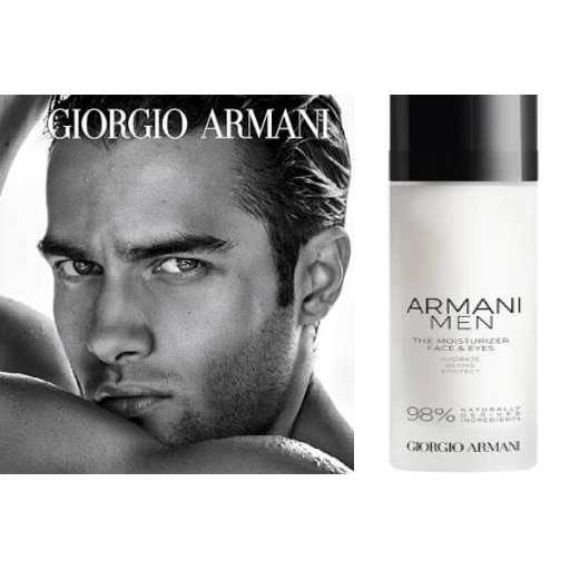 ARMANI MEN THE MOISTURIZER FACE & EYE HYDRATE, REVIVE & PROTECT THE SKIN  50ML | Shopee Singapore