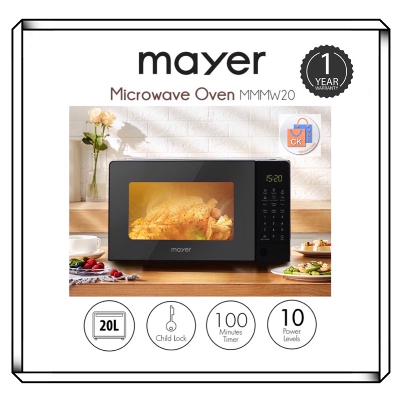 Mayer 20L Microwave Oven MMMW20 (1 Year Warranty) Shopee Singapore
