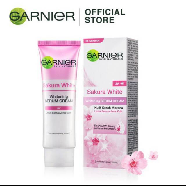 Garnier Sakura White Whitening Serum Cream 20ml Shopee Singapore