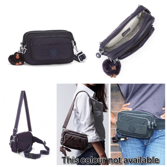 kipling multiple waist bag