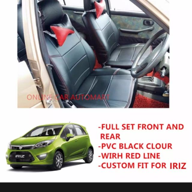 Proton Iriz Lec Seat Cover Shopee Singapore