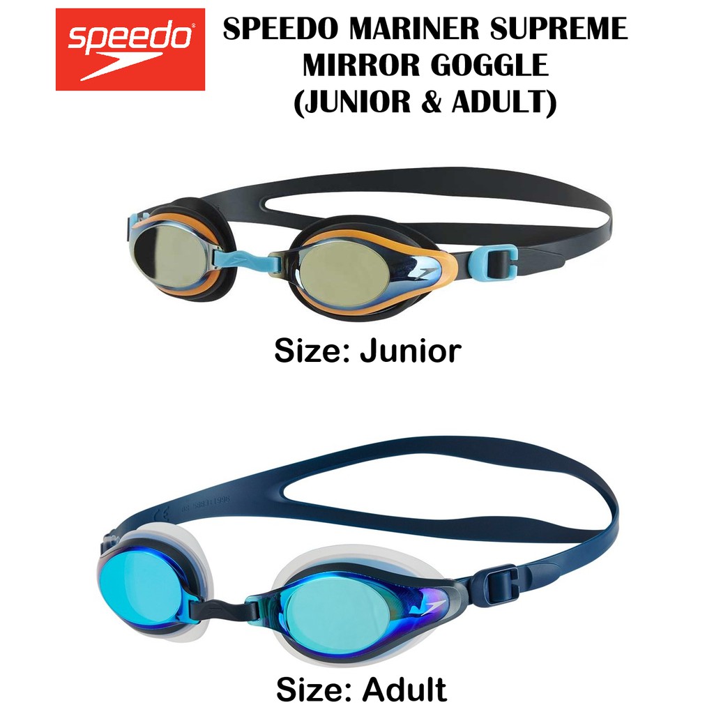 caldera Abultar gemelo Speedo Mariner Supreme Mirror (Available Size: Junior & Adult) 100%  Authentic | Shopee Singapore