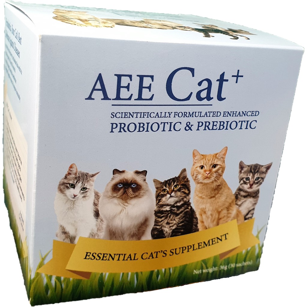 AEE CAT+ Probiotics with Prebiotic for Cats 30Sachets 1.2 g/Sachet