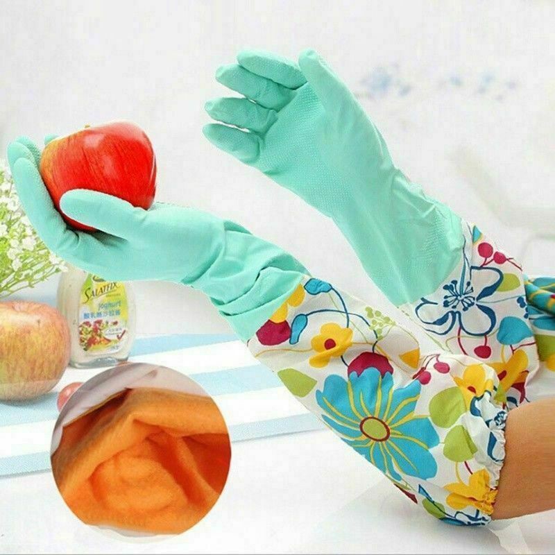 Cleaning Glove Washing Up Waterproof Dishwashing Ru