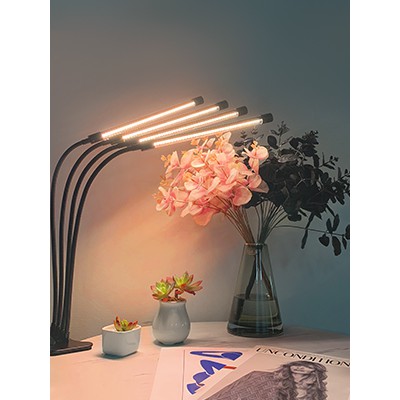 Grow Light For Indoor Plant 60w Auto On Off Timer 4 Head Led Grow Light Shopee Singapore