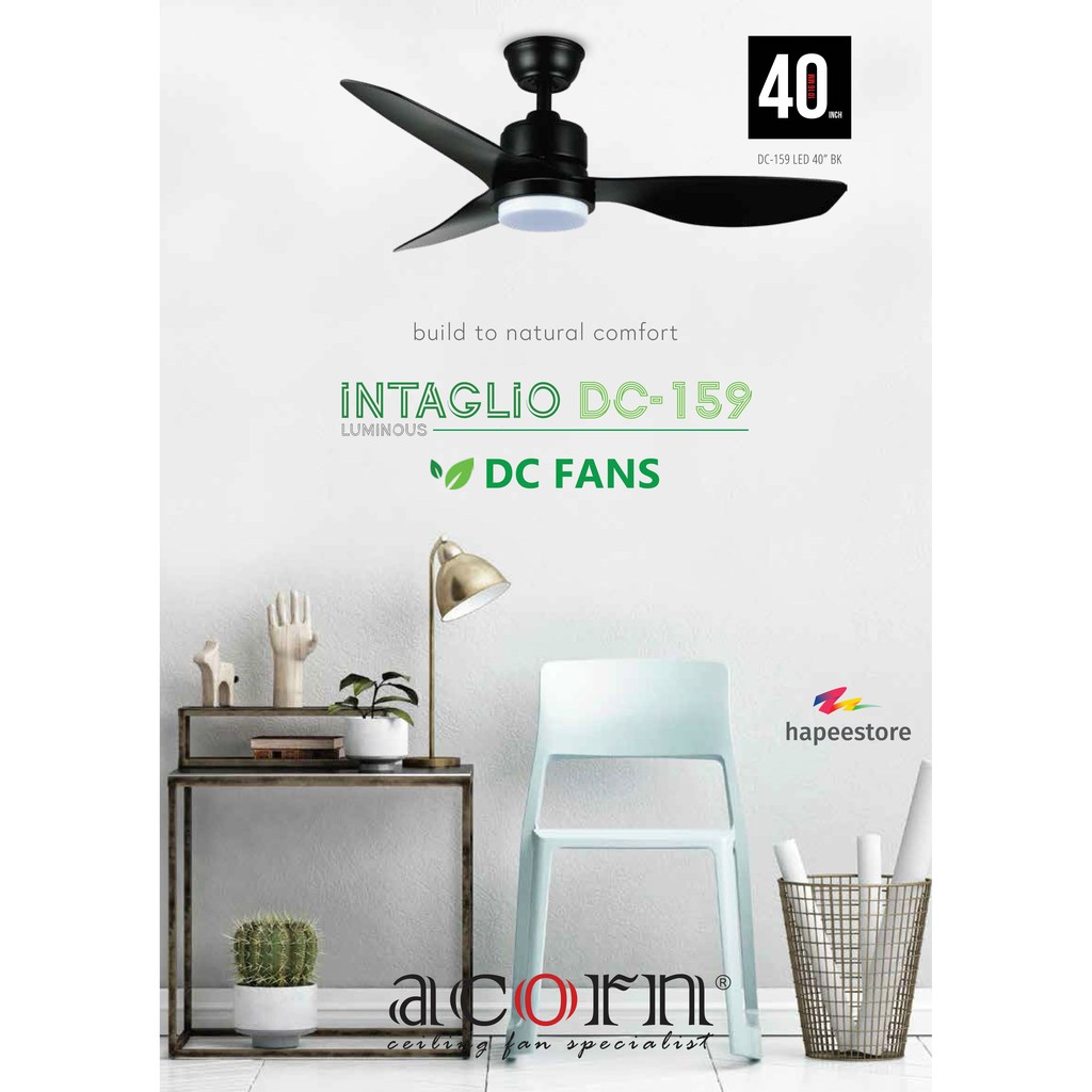 Acorn Intaglio Dc Fans Dc 159 Led 40 Inch Local Warranty