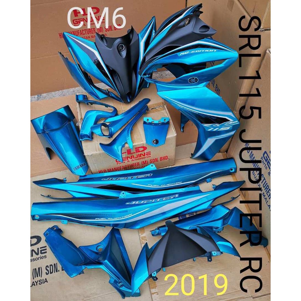 Coverset Cover Set Lagenda Srl115 Carburetor Airbrush Sticker Tanam Jupiter Rc Cm6 Blue Hld Shopee Singapore