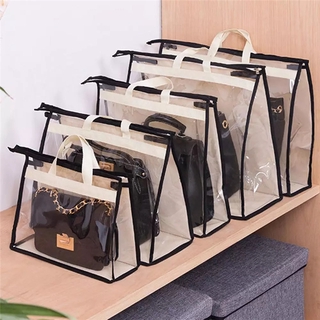 Image of Dust Bag Storage Hanging Pouch Dust Cover For Handbag