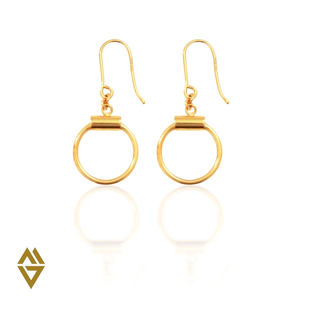 Independence Earrings In 916 Gold By Ngee Soon Jewellery Shopee Singapore