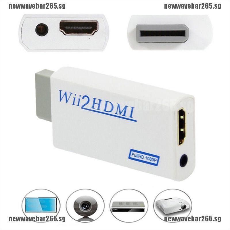 {saev} HD Wii To HDMI 1080P/720P Upscaling Converter Adapter Connector ...