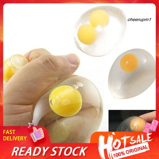 JYWJ Novelty Anti Stress Ball Fun Splat Egg Venting Balls Reliever Toy Funny Gift