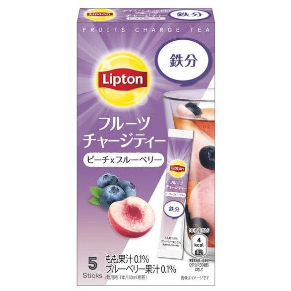 Lipton Fruit Charge Tea Stick Type Orange and Muscat/Peach and  Blueberry/Apple and Kiwi -5 Bottles (Made in Japan)(Direct from Japan) |  Shopee Singapore