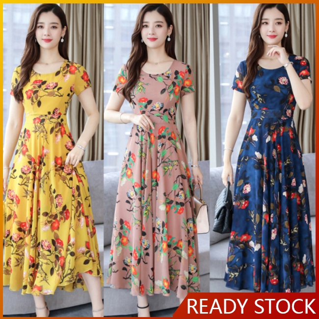 long floral summer dresses