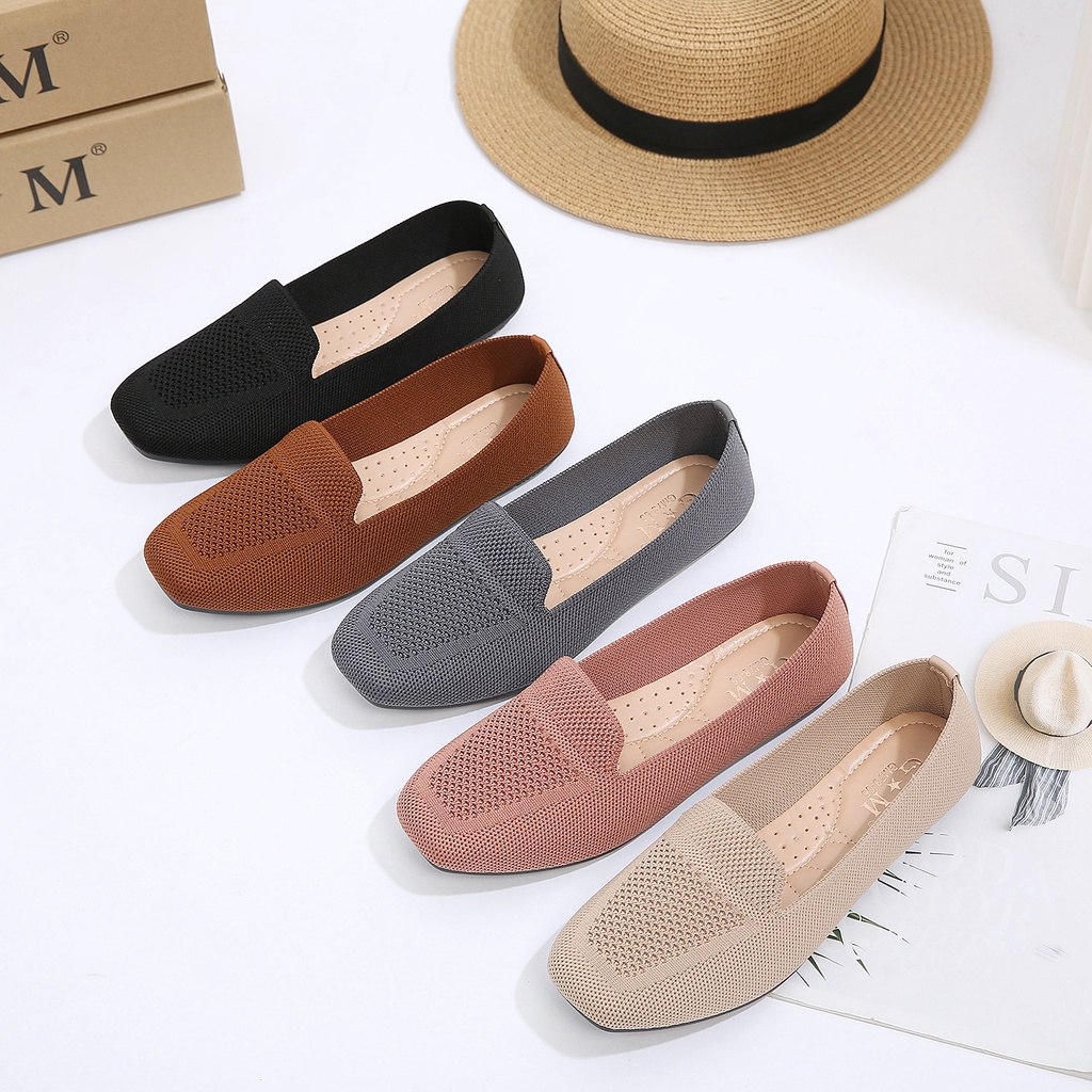 【AhSin】 Fashion Women Doll Shoes Office Flat Shoes Daily Loafer GM78-65