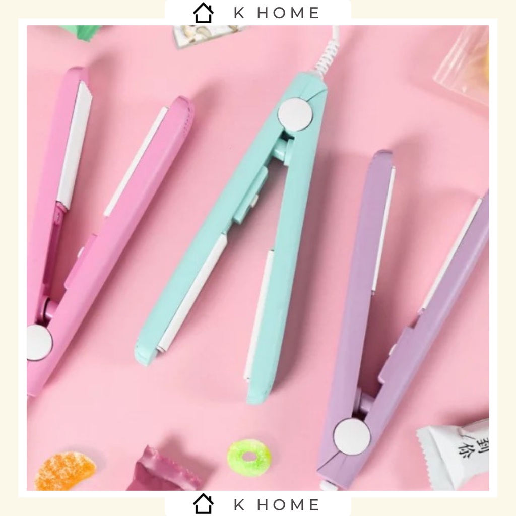 Portable Food Sealer Mini Sealing Machine Heat Bag Sealer Capper Easy Use sealing Snacks or