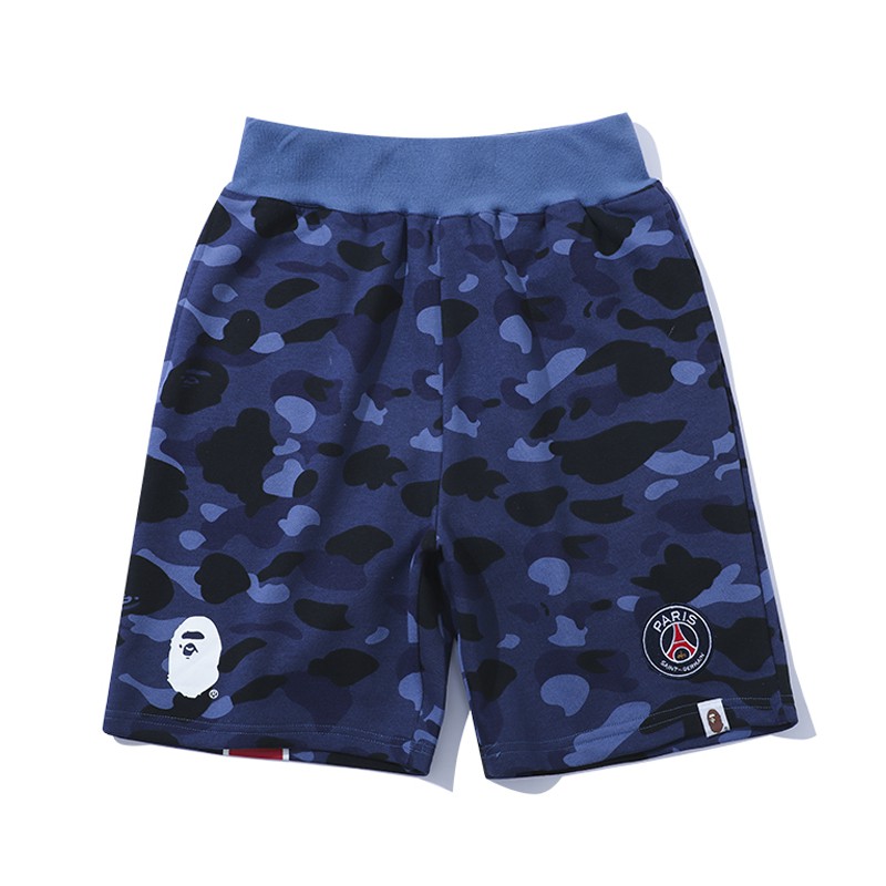 bape blue shorts