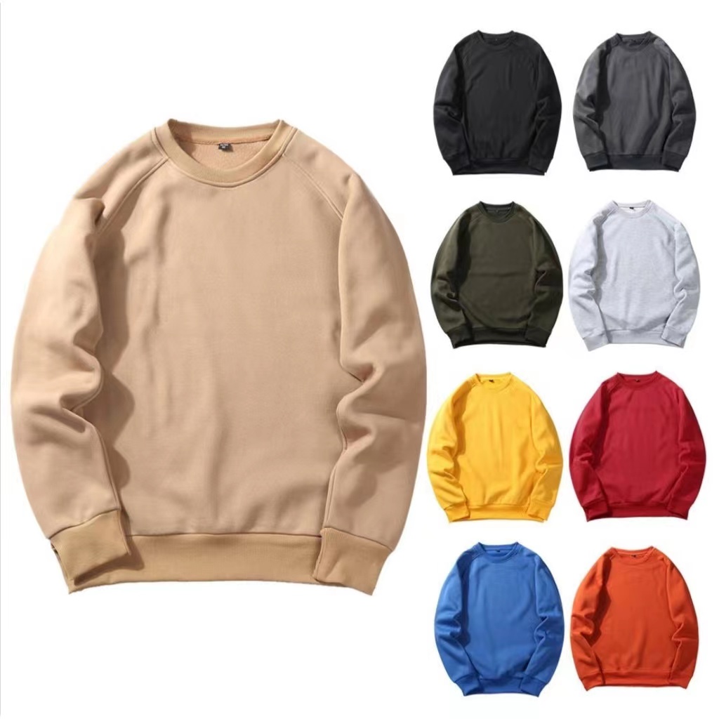 new plain pullover crew neck sweater for men women unisex cod