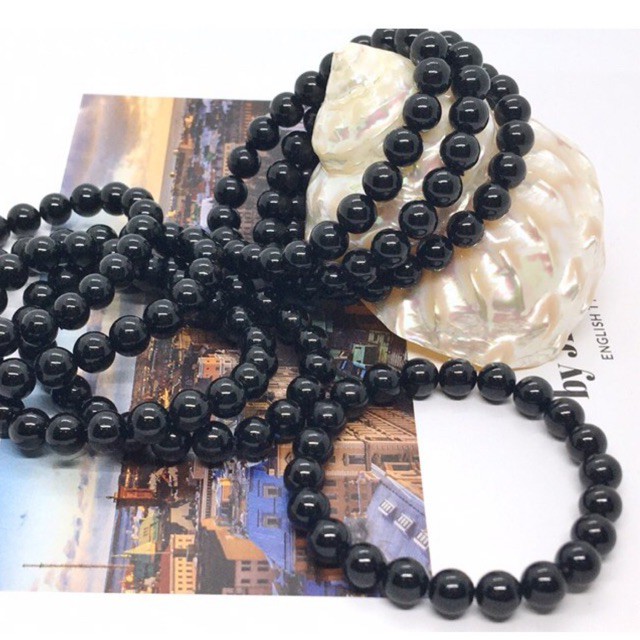 Gelang Tangan Kristal Natural Black Tourmaline Bracelet Pure Natural Shopee Singapore