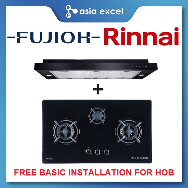 [ REDUCTION SGD 41.00 ] Rinnai rhs319pbrt 90cm black slimline hood