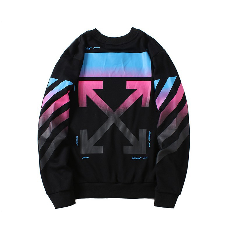 off white sweatshirt pink