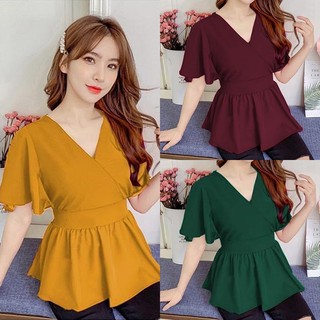 tight peplum top