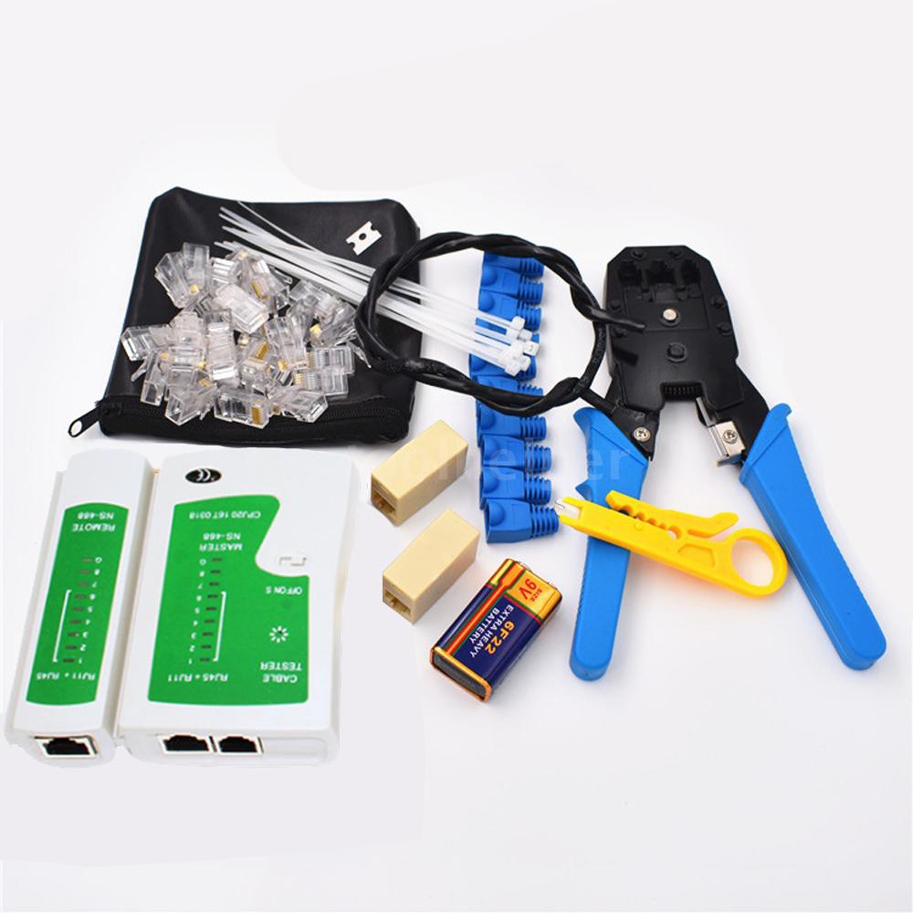 T&H`Portable Network Hardware Tool Network LAN Cable Crimper