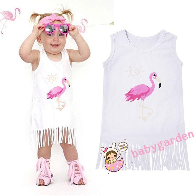 kids flamingo dress