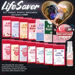 Image of [🇸🇬LocalSeller] Lifesaver Hand Sanitizer 100% Authentic From BKK Food Grade Alcohol Amazing Scents Spray Convenient Gift