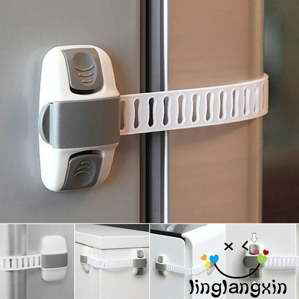 X Cabinet Locks Child Proof Adhesive Safety Strap Latch Locks For Refrigerator Fridge Oven Drawers Shopee Singapore
