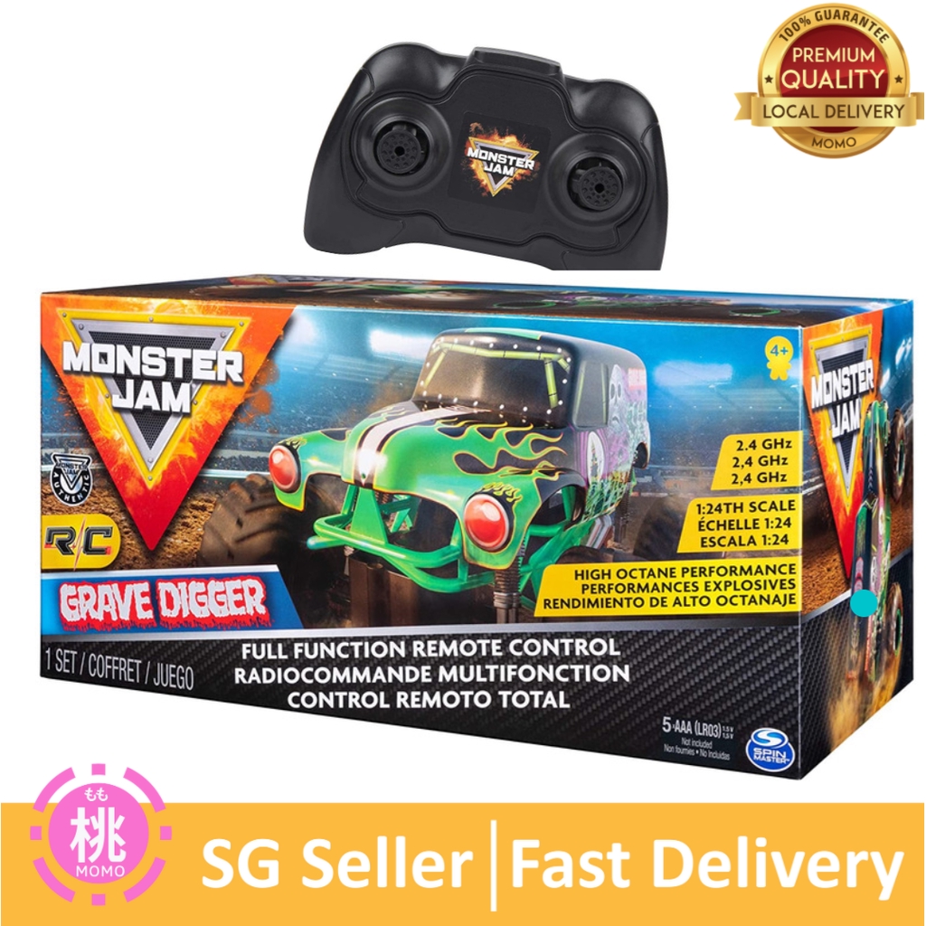 rc grave digger remote control