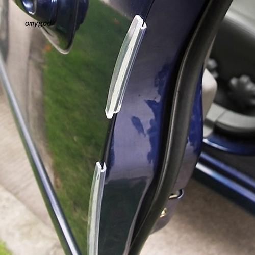 Omgd 8pcs Clear Protector Scratch Strip Protection Car Door Edge