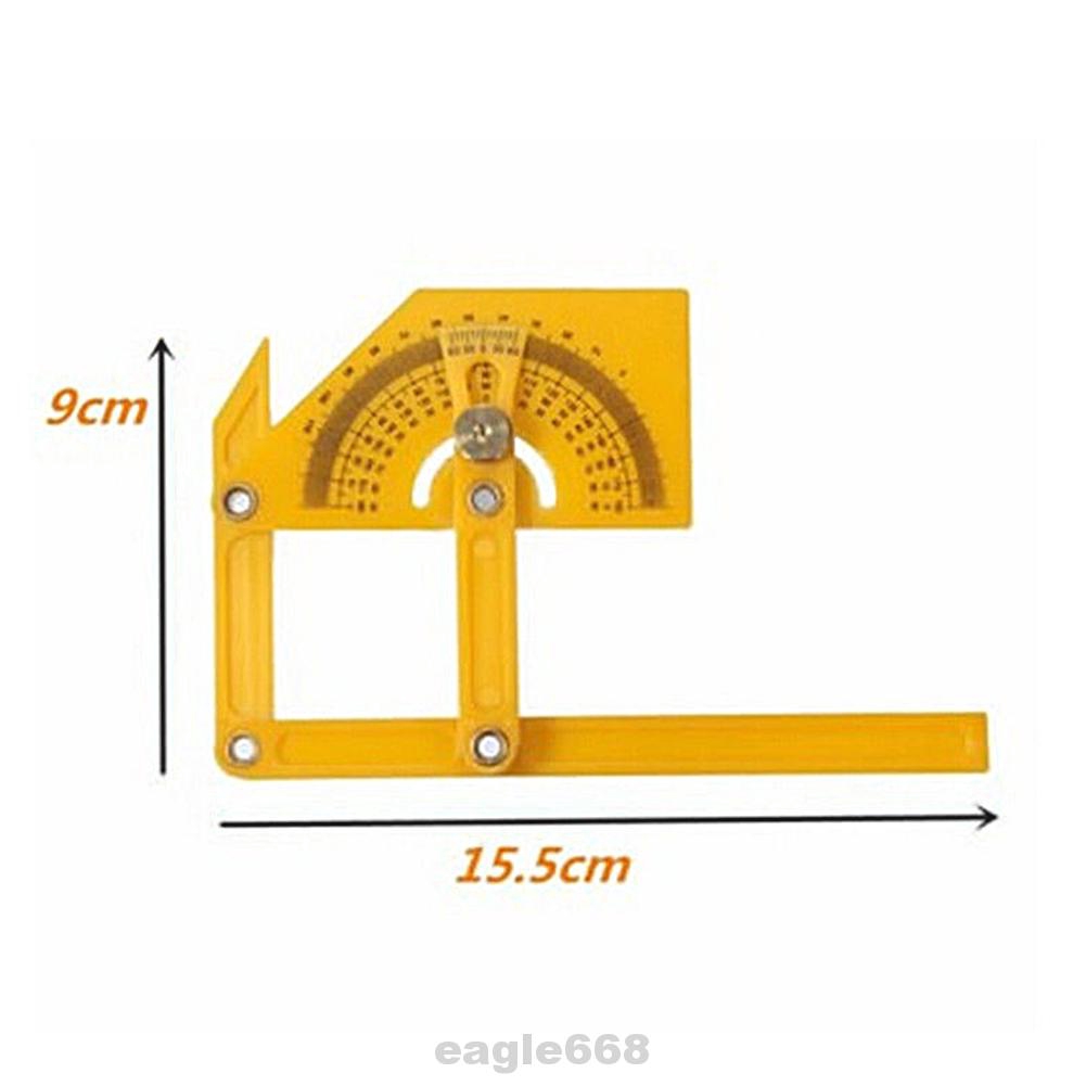Angle Finder Goniometer Engineer Carpenter Protractor Arm Ruler Gauge Miter Saw