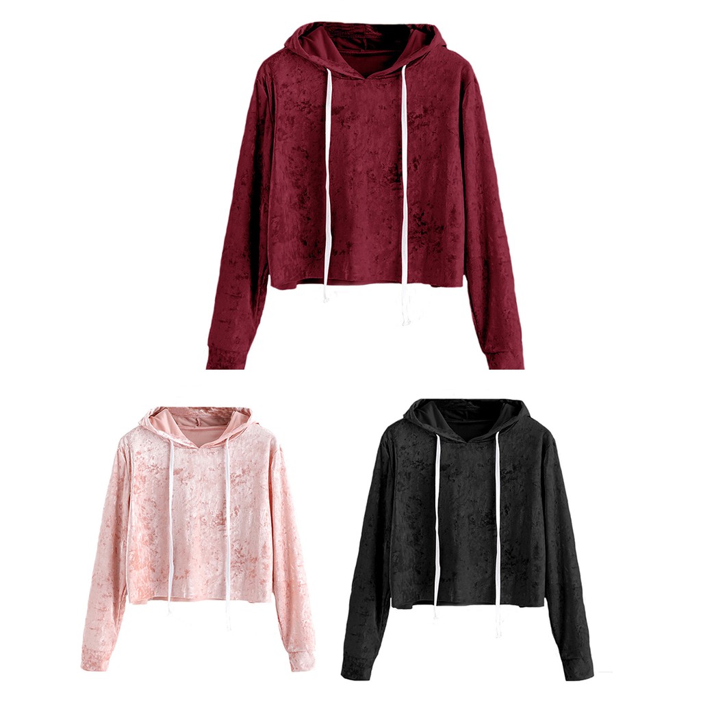 velvet hoodie women's