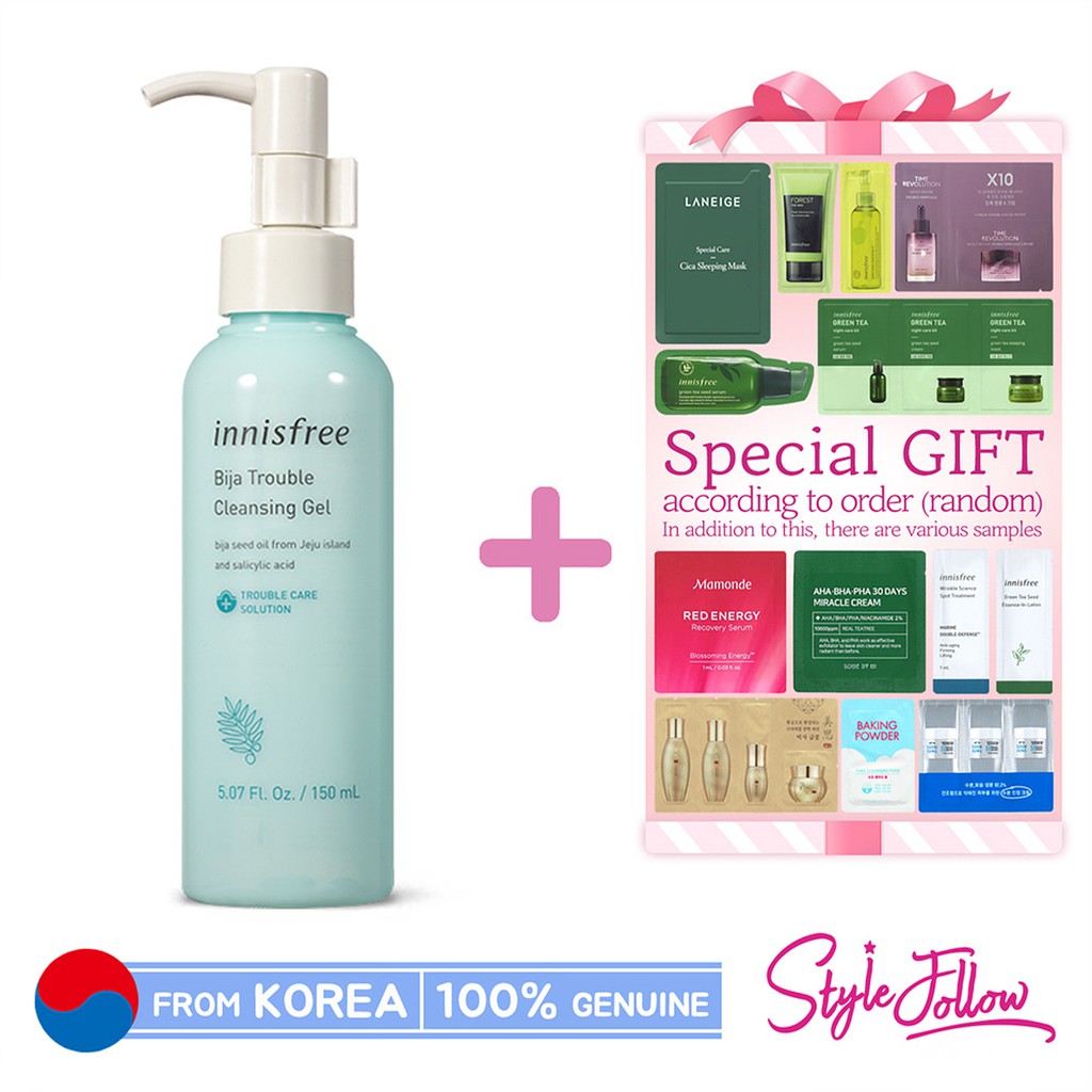 innisfree bija trouble cleansing gel
