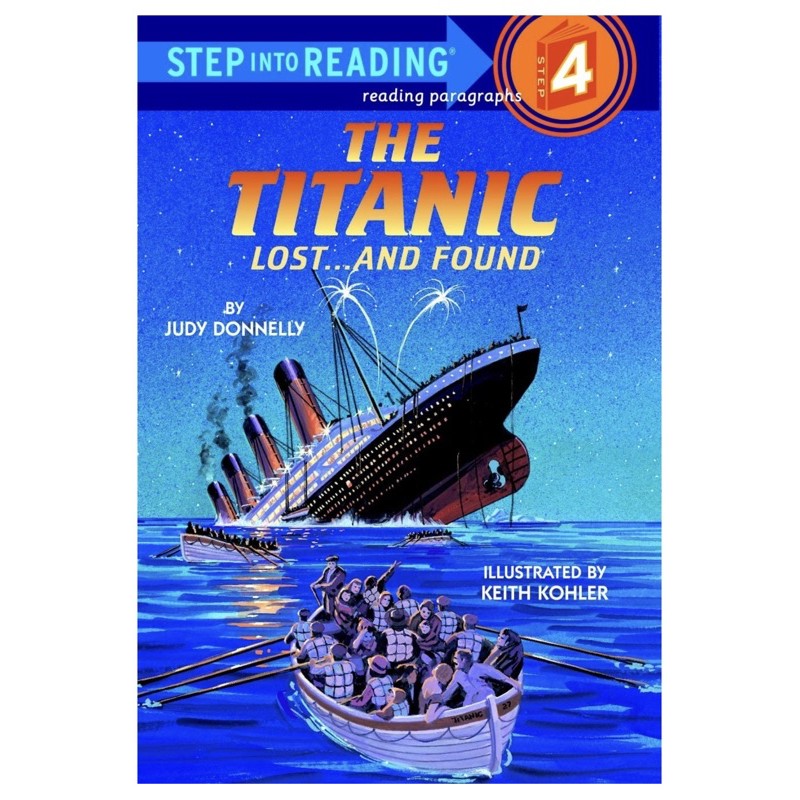 Step 1 reading. Детские книги про Титаник. Книга катера. Чтение книг на катере. Titanic Lost children.