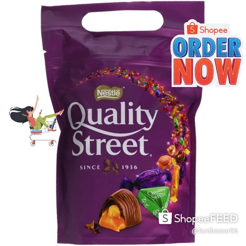 Nestle Quality Street (UK IMPOTED) 600gm ( CLEARANCE SALE) 💥🍫 Shopee