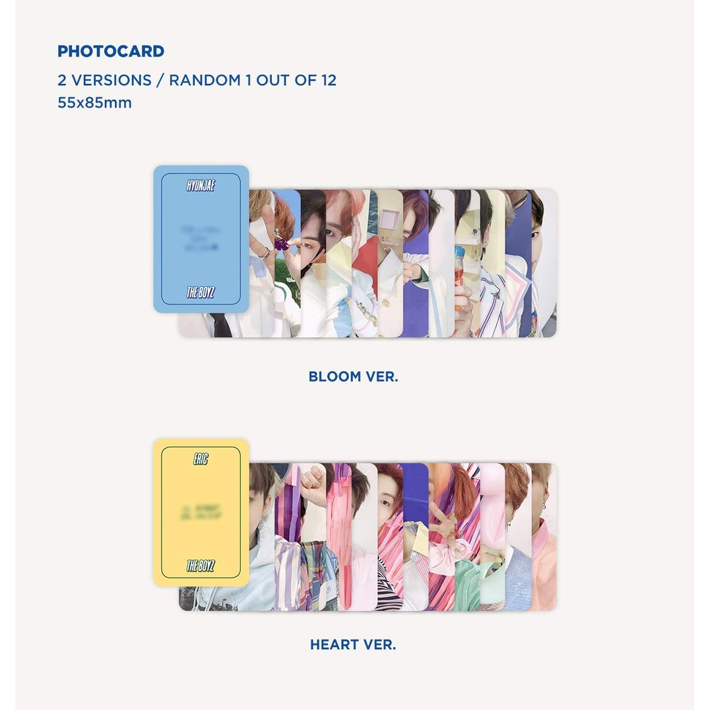 The Boyz Bloom Bloom 2nd Single Album Photobook Pop Up Card Sticker Photocard Shopee Singapore
