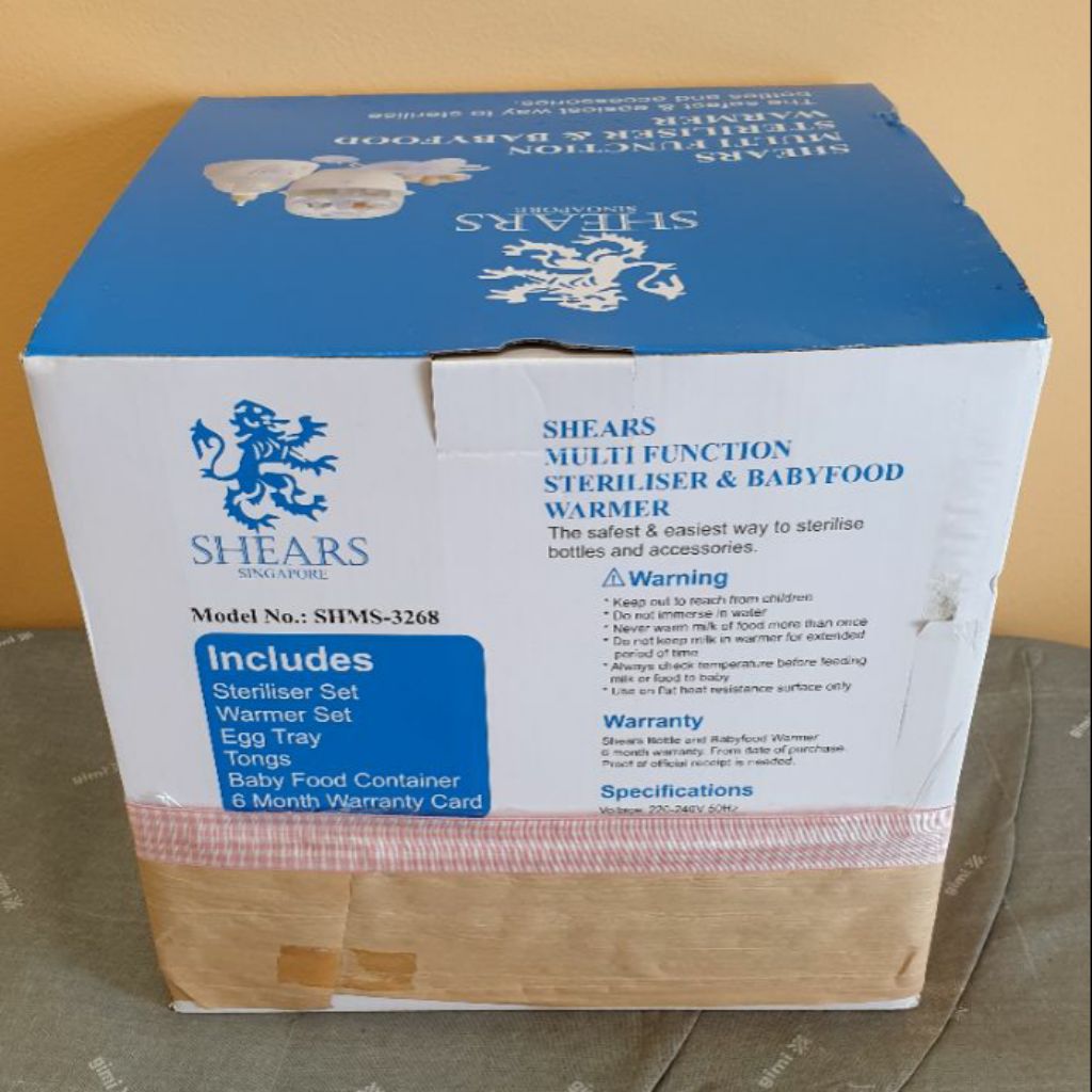 shears bottle warmer