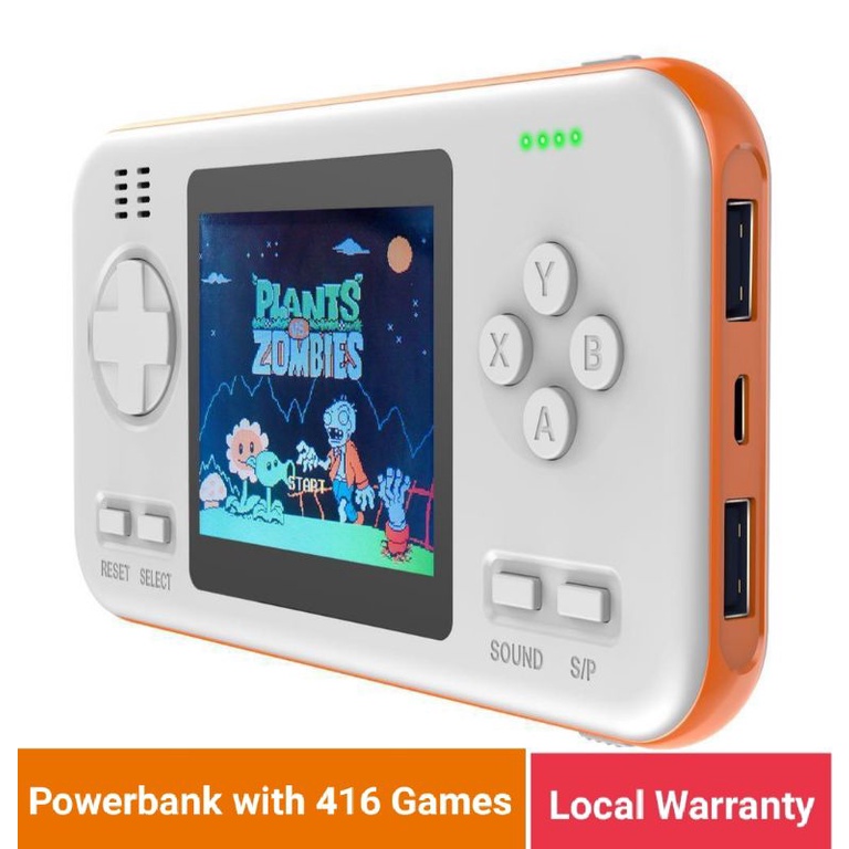 Handheld Game console gameboy 416 Games with 8000mAh Power Bank (2.8 ...