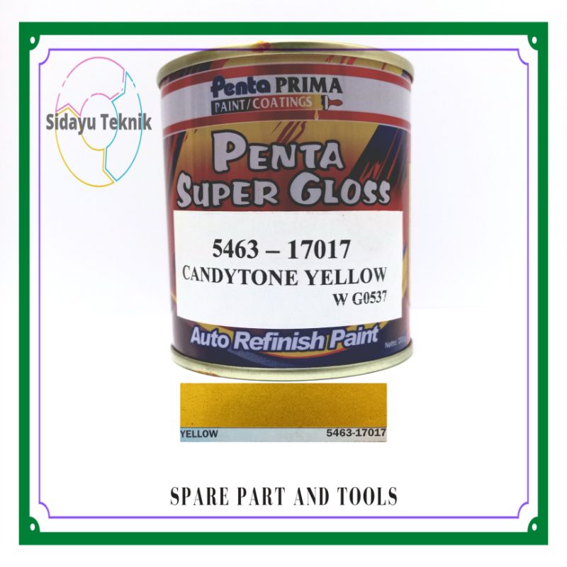 Super Gloss Candytone Yellow Penta Paint 200g Shopee Singapore