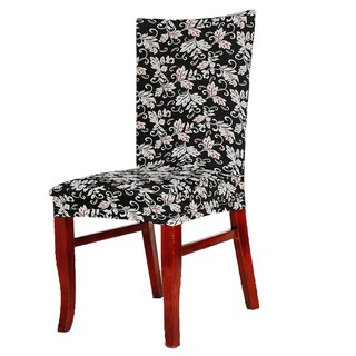 Fa Washable Conjoined Chair Cover Floral Home Office