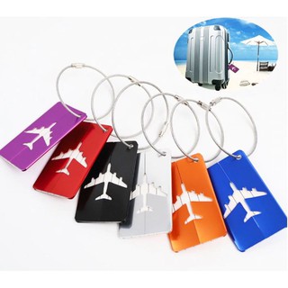 P&D Metal Luggage Tags Baggage Suitcase ID Address Name Holder Backpack Boarding Tag Label Holder