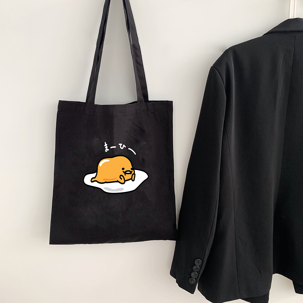 Gudetama egg shopper bag shopping bags tote carrier bag storage handbag new 