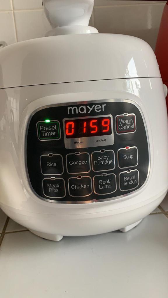 Mayer 1.6L Mini Pressure Cooker MMPC1650 Shopee Singapore