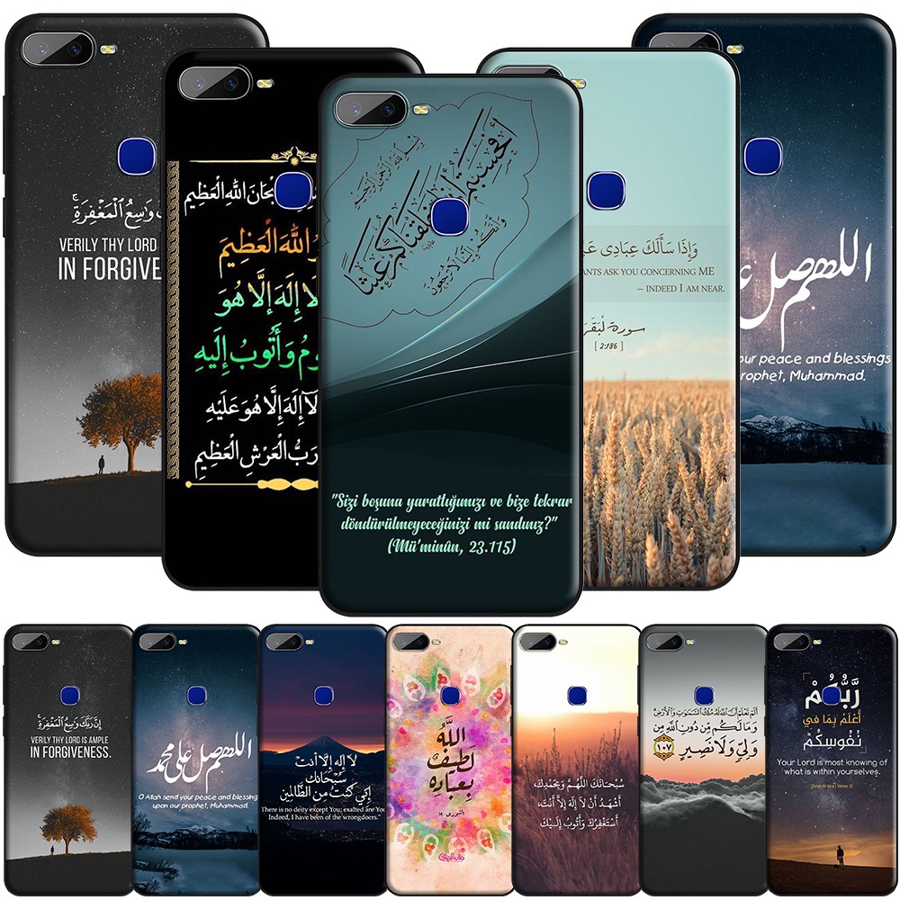 Tnya Arabic Quran Islamic Muslim Silicone Case For Oppo A94 A95 A15 A15s A54 Soft Cover Casing Shopee Singapore