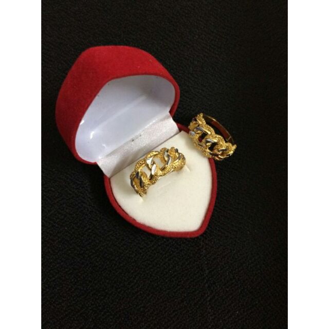 24K Gold  Plated  Ring Cincin  Coco Chrome Shopee Singapore