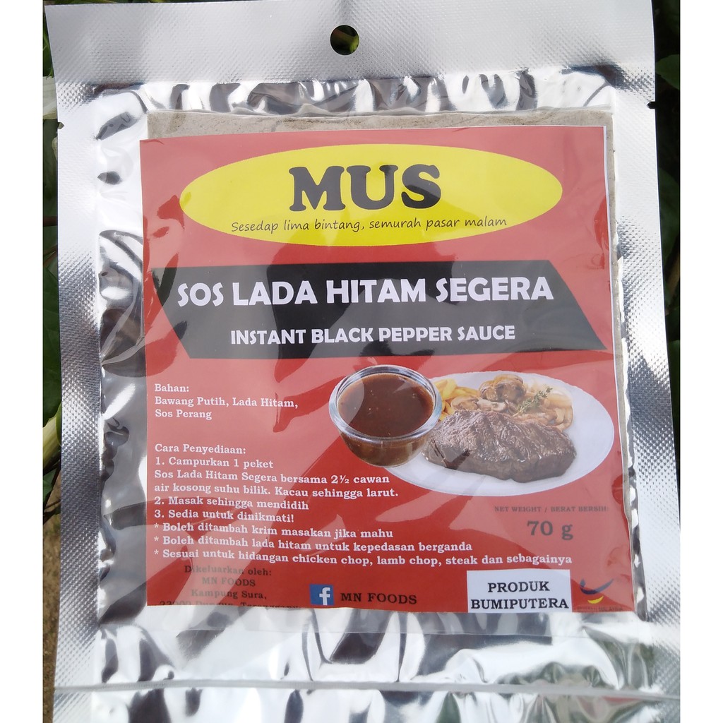 Sos Lada Hitam Segera Instant Black Pepper Sauce Shopee Singapore