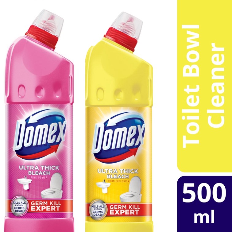 Domex Toilet Cleaner Liquid Bleach Classic Original/Pink/Lemon Power