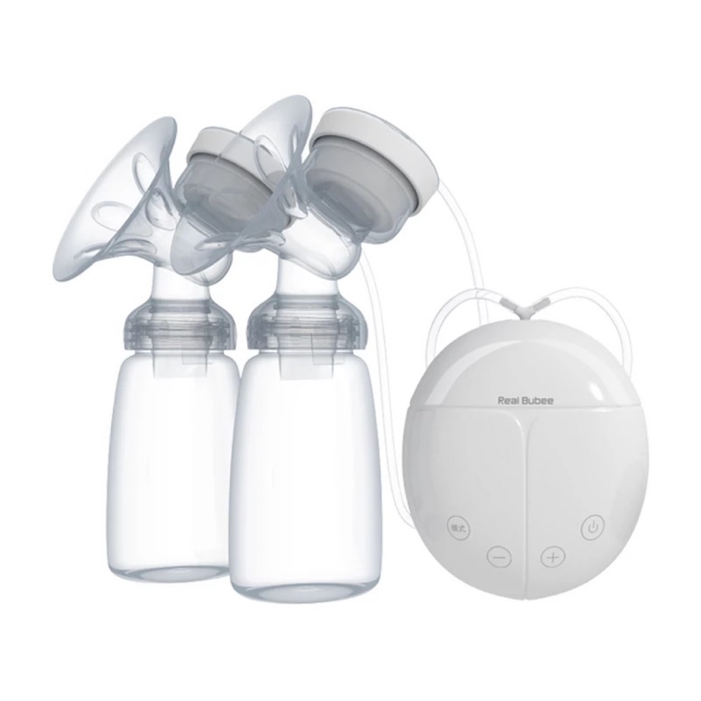 Real Bubee intelligent microcomputer double electric breast pump ...